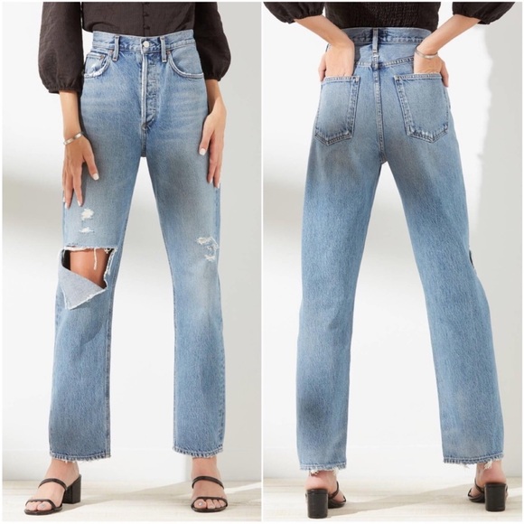 Agolde Denim - AGOLDE The 90's Pinch Waist Jeans in Lineup Women’s size 27